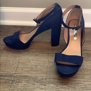 Navy blue pumps